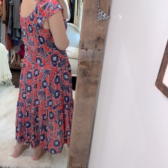 Knox Rose red floral maxi dress size medium - Picture 3 of 5